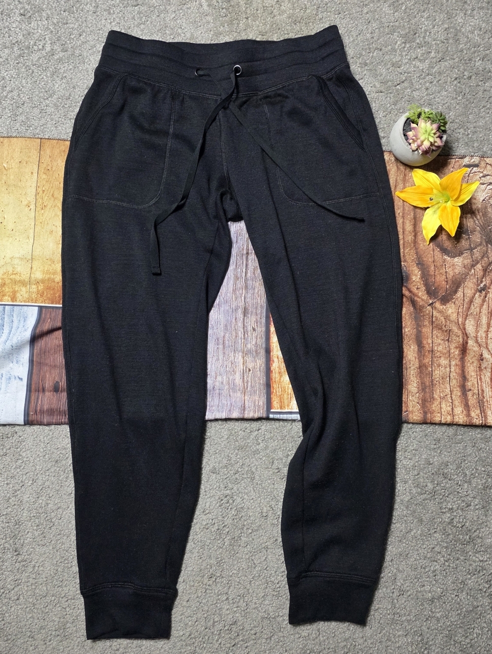 Old Navy Active Black Long Capri Casual Lounge Pants Size XS